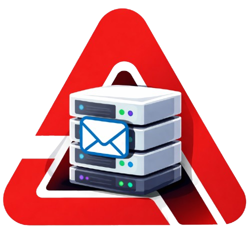 Screenshot of the enterprise mail server lab project and its testing tool